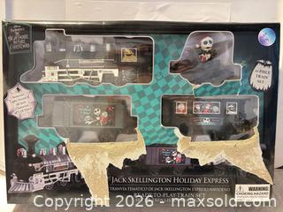 MaxSold Auction: New w/damaged box Jack Skellington Holiday Express - Hiram (Georgia, USA) SELLER MANAGED Reseller Online Auction - Hiram Acworth Highway (STORAGE)