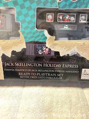 MaxSold Auction: New w/damaged box Jack Skellington Holiday Express - Hiram (Georgia, USA) SELLER MANAGED Reseller Online Auction - Hiram Acworth Highway (STORAGE)