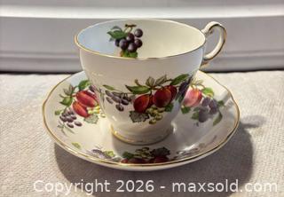 MaxSold Auction: Regency British Bone China Teacup and Saucer - Hiram (Georgia, USA) SELLER MANAGED Reseller Online Auction - Hiram Acworth Highway (STORAGE)