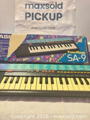 MaxSold Auction: Vintage Casio ToneBank SA-9 - Hiram (Georgia, USA) SELLER MANAGED Reseller Online Auction - Hiram Acworth Highway (STORAGE)