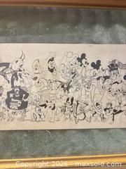 MaxSold Auction: Vintage Framed panoramic Disney art - Hiram (Georgia, USA) SELLER MANAGED Reseller Online Auction - Hiram Acworth Highway (STORAGE)