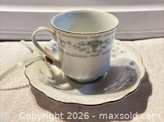 MaxSold Auction: Wade Diane Fine Porcelain China Cup and Saucer - Hiram (Georgia, USA) SELLER MANAGED Reseller Online Auction - Hiram Acworth Highway (STORAGE)