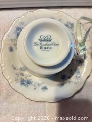 MaxSold Auction: Wade Diane Fine Porcelain China Cup and Saucer - Hiram (Georgia, USA) SELLER MANAGED Reseller Online Auction - Hiram Acworth Highway (STORAGE)