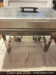 MaxSold Auction: Winco 8 Quart Chafing Dish - Hiram (Georgia, USA) SELLER MANAGED Reseller Online Auction - Hiram Acworth Highway (STORAGE)
