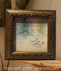 MaxSold Auction: Winter Landscape Painting - Hiram (Georgia, USA) SELLER MANAGED Reseller Online Auction - Hiram Acworth Highway (STORAGE)