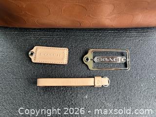 MaxSold Auction: Coach Metro Large Leather Tote — Brown/Tan - New Westminster (British Columbia, Canada) SELLER MANAGED Downsizing Online Auction - Hamilton Street