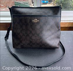 MaxSold Auction: Coach Signature 'C' Coated Canvas File Crossbody Shoulder Bag - New Westminster (British Columbia, Canada) SELLER MANAGED Downsizing Online Auction - Hamilton Street
