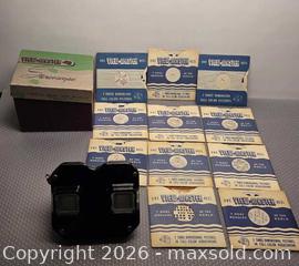 MaxSold Auction: Sawyer's View-Master Classic Hand Viewer with 12 Reels & Box - New Westminster (British Columbia, Canada) SELLER MANAGED Downsizing Online Auction - Hamilton Street