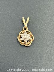 MaxSold Auction: 10K Gold Diamond Pendant .73 Grams - Esquimalt (British Columbia, Canada) PARTNER MANAGED Estate Sale Online Auction - Lampson Street