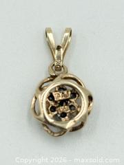 MaxSold Auction: 10K Gold Diamond Pendant .73 Grams - Esquimalt (British Columbia, Canada) PARTNER MANAGED Estate Sale Online Auction - Lampson Street