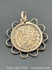 MaxSold Auction: 3 Pence 1900 Coin Pendant 2.64 Grams - Esquimalt (British Columbia, Canada) PARTNER MANAGED Estate Sale Online Auction - Lampson Street