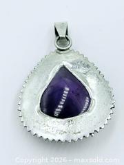 MaxSold Auction: 925 Sterling Silver Amethyst Pendant 16.76 Grams - Esquimalt (British Columbia, Canada) PARTNER MANAGED Estate Sale Online Auction - Lampson Street