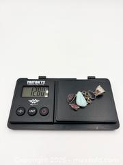 MaxSold Auction: 925 Sterling Silver Multi Stone Pendant 12.8 Grams - Esquimalt (British Columbia, Canada) PARTNER MANAGED Estate Sale Online Auction - Lampson Street