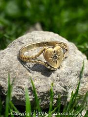 MaxSold Auction: 9ct Gold Diamond Heart Ring Size 7.5. 2.08 Grams - Esquimalt (British Columbia, Canada) PARTNER MANAGED Estate Sale Online Auction - Lampson Street