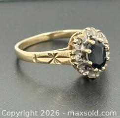 MaxSold Auction: 9ct Gold Sapphire Ring Size 7 2.09 grams - Esquimalt (British Columbia, Canada) PARTNER MANAGED Estate Sale Online Auction - Lampson Street