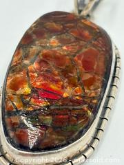 MaxSold Auction: Ammolite 925 Sterling Silver Pendant  - Esquimalt (British Columbia, Canada) PARTNER MANAGED Estate Sale Online Auction - Lampson Street