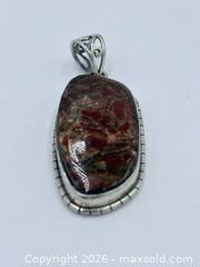 MaxSold Auction: Ammolite 925 Sterling Silver Pendant  - Esquimalt (British Columbia, Canada) PARTNER MANAGED Estate Sale Online Auction - Lampson Street