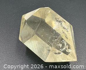 MaxSold Auction: Citrine Double Terminated 195.4 Carats  - Esquimalt (British Columbia, Canada) PARTNER MANAGED Estate Sale Online Auction - Lampson Street