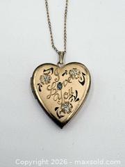 MaxSold Auction: Gold “I love you” Locket 3.82g - Esquimalt (British Columbia, Canada) PARTNER MANAGED Estate Sale Online Auction - Lampson Street