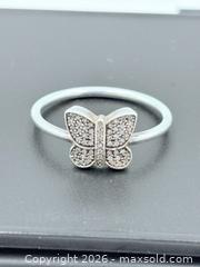 MaxSold Auction: Pandora 925 Sterling Silver Butterfly Ring Size 6 - Esquimalt (British Columbia, Canada) PARTNER MANAGED Estate Sale Online Auction - Lampson Street