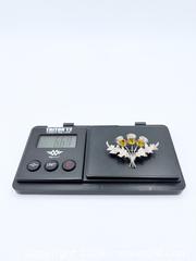 MaxSold Auction: Scottish Citrine 925 Sterling Silver Brooch  - Esquimalt (British Columbia, Canada) PARTNER MANAGED Estate Sale Online Auction - Lampson Street