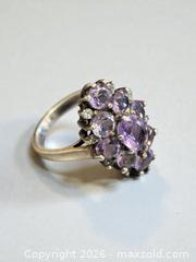 MaxSold Auction: Sterling Silver Amethyst Ring Size 8 6.35 Grams - Esquimalt (British Columbia, Canada) PARTNER MANAGED Estate Sale Online Auction - Lampson Street