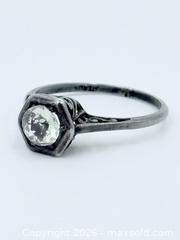 MaxSold Auction: Sterling Silver Art Deco Hexagonal Size 8 Ring  - Esquimalt (British Columbia, Canada) PARTNER MANAGED Estate Sale Online Auction - Lampson Street