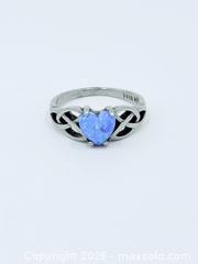 MaxSold Auction: Sterling Silver Celtic Knot Opal Heart Ring Size 6 - Esquimalt (British Columbia, Canada) PARTNER MANAGED Estate Sale Online Auction - Lampson Street