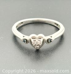MaxSold Auction: Sterling Silver & Diamond Ring Size 6 - Esquimalt (British Columbia, Canada) PARTNER MANAGED Estate Sale Online Auction - Lampson Street