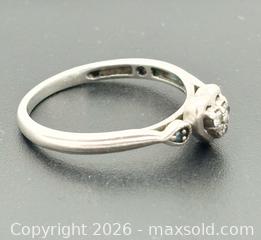 MaxSold Auction: Sterling Silver & Diamond Ring Size 6 - Esquimalt (British Columbia, Canada) PARTNER MANAGED Estate Sale Online Auction - Lampson Street