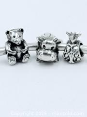 MaxSold Auction: Sterling Silver Pandora Bracelet with 3 cute animal charms  - Esquimalt (British Columbia, Canada) PARTNER MANAGED Estate Sale Online Auction - Lampson Street