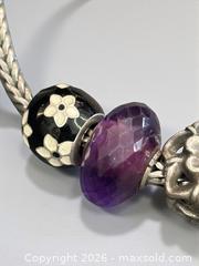 MaxSold Auction: Sterling Silver Pandora Bracelet with 5 Pandora Beads 8.5" Length  30.6 Grams - Esquimalt (British Columbia, Canada) PARTNER MANAGED Estate Sale Online Auction - Lampson Street