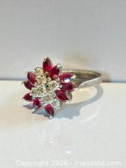 MaxSold Auction: Sterling Silver Ruby Ring Size 7. 4.10 Grams - Esquimalt (British Columbia, Canada) PARTNER MANAGED Estate Sale Online Auction - Lampson Street