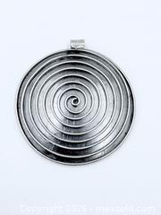 MaxSold Auction: Sterling Silver Spiral Pendant 23 Grams - Esquimalt (British Columbia, Canada) PARTNER MANAGED Estate Sale Online Auction - Lampson Street
