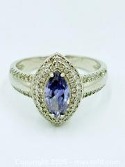 MaxSold Auction: Sterling Silver Tanzanite Ring Size 7 - Esquimalt (British Columbia, Canada) PARTNER MANAGED Estate Sale Online Auction - Lampson Street