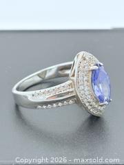 MaxSold Auction: Sterling Silver Tanzanite Ring Size 7 - Esquimalt (British Columbia, Canada) PARTNER MANAGED Estate Sale Online Auction - Lampson Street