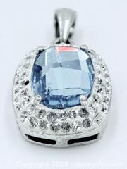 MaxSold Auction: Sterling Silver Topaz Pendant  - Esquimalt (British Columbia, Canada) PARTNER MANAGED Estate Sale Online Auction - Lampson Street