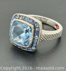 MaxSold Auction: Topaz 925 Sterling Silver Ring Size 7 - Esquimalt (British Columbia, Canada) PARTNER MANAGED Estate Sale Online Auction - Lampson Street