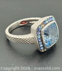 MaxSold Auction: Topaz 925 Sterling Silver Ring Size 7 - Esquimalt (British Columbia, Canada) PARTNER MANAGED Estate Sale Online Auction - Lampson Street