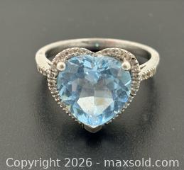MaxSold Auction: Topaz 925 Sterling Silver Ring Size 9 4.53g  - Esquimalt (British Columbia, Canada) PARTNER MANAGED Estate Sale Online Auction - Lampson Street