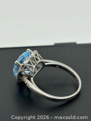 MaxSold Auction: Topaz 925 Sterling Silver Ring Size 9 4.53g  - Esquimalt (British Columbia, Canada) PARTNER MANAGED Estate Sale Online Auction - Lampson Street
