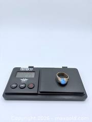 MaxSold Auction: Turquoise Inlay 925 Sterling Silver Ring Size 11  12.39g - Esquimalt (British Columbia, Canada) PARTNER MANAGED Estate Sale Online Auction - Lampson Street