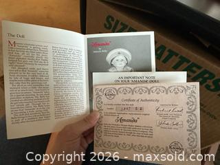 MaxSold Auction: Amanda Porcelain Doll - Redwood City (California, USA) SELLER MANAGED Downsizing Online Auction -  Glenwood Avenue