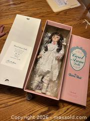 MaxSold Auction: Porcelain Doll - Carol Anne Dolls by Bette Ball - Redwood City (California, USA) SELLER MANAGED Downsizing Online Auction -  Glenwood Avenue