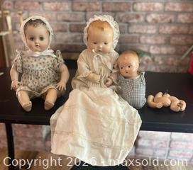 MaxSold Auction: Vintage Baby Dolls - Redwood City (California, USA) SELLER MANAGED Downsizing Online Auction -  Glenwood Avenue
