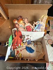 MaxSold Auction: Vintage Paper Doll Lot  - Redwood City (California, USA) SELLER MANAGED Downsizing Online Auction -  Glenwood Avenue