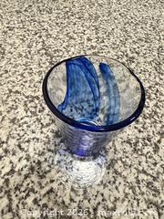 MaxSold Auction: Bormioli Rocco Cobalt Swirled Hand-Blown Tumbler - Douglasville (Georgia, USA) PARTNER MANAGED Downsizing Online Auction - Highway 92 - Fairburn Road (CONDO)