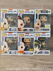 MaxSold Auction: Funko Pop! Animation Avatar: The Last Airbender Lot (6) - Douglasville (Georgia, USA) PARTNER MANAGED Downsizing Online Auction - Highway 92 - Fairburn Road (CONDO)