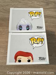 MaxSold Auction: Funko Pop! Ariel #563 & Ursula #568 2-Figure Lot - Douglasville (Georgia, USA) PARTNER MANAGED Downsizing Online Auction - Highway 92 - Fairburn Road (CONDO)