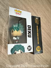 MaxSold Auction: Funko POP! Deku My Hero Academia Vinyl Figure + Enamel Pin - Douglasville (Georgia, USA) PARTNER MANAGED Downsizing Online Auction - Highway 92 - Fairburn Road (CONDO)